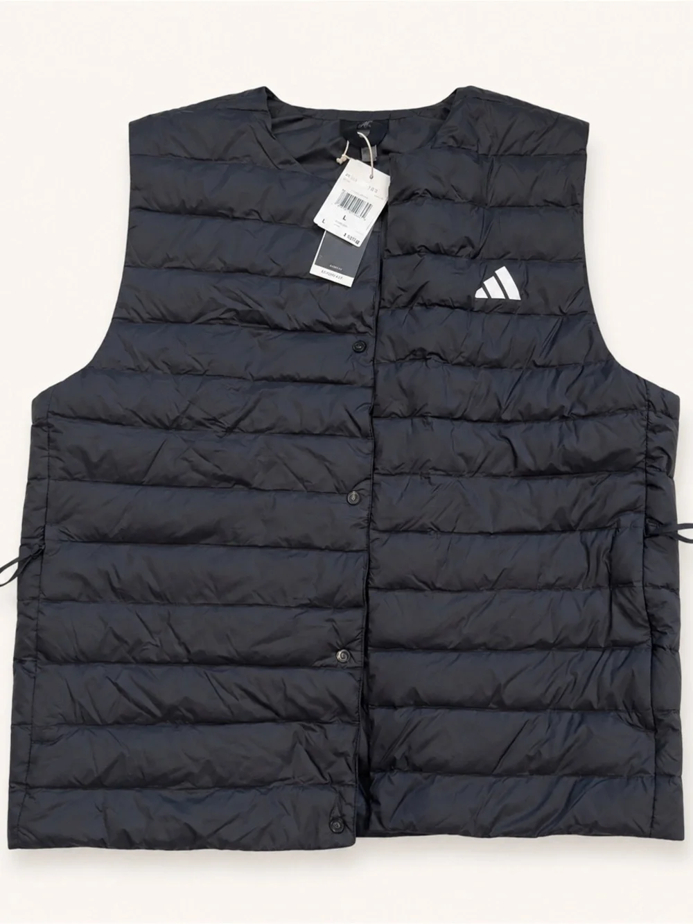 NWT Adidas Helionic Light Down Vest Black Men’s Large JD1085